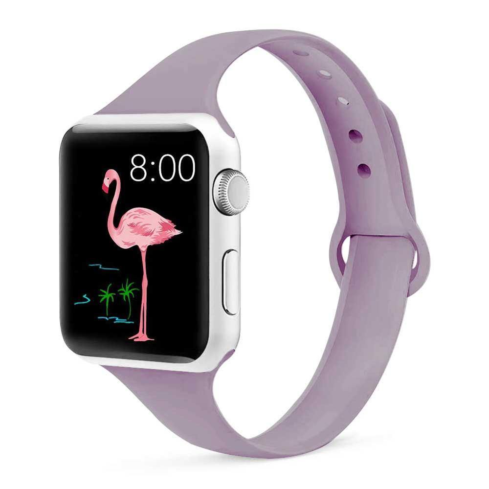 Slim Silicone Sports Strap for Apple Watch - watchband.direct