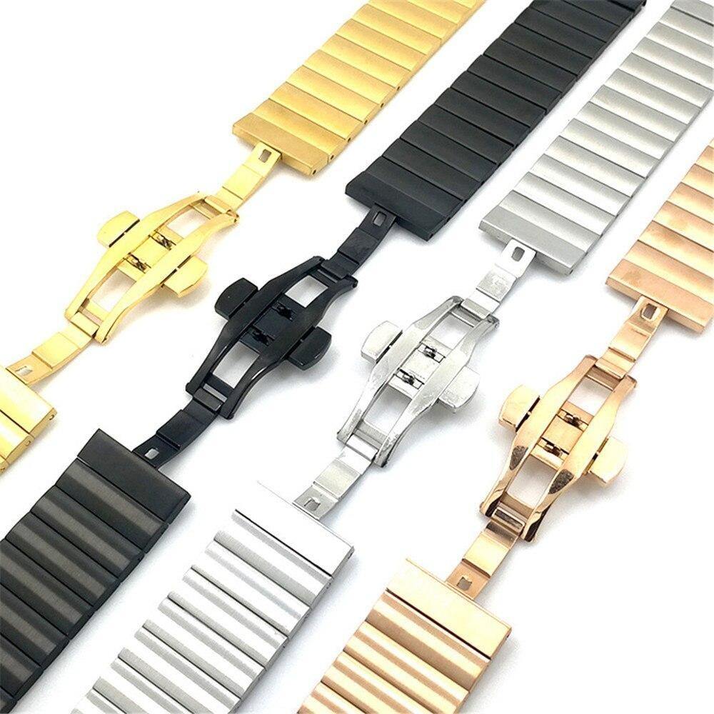 Solid Stainless Steel Metal Strap - watchband.direct