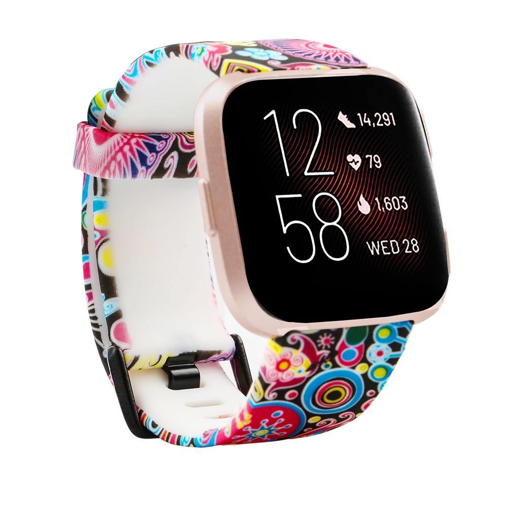 Sporting Style Soft Silicone Strap for Fitbit Versa / Versa 2 - watchband.direct