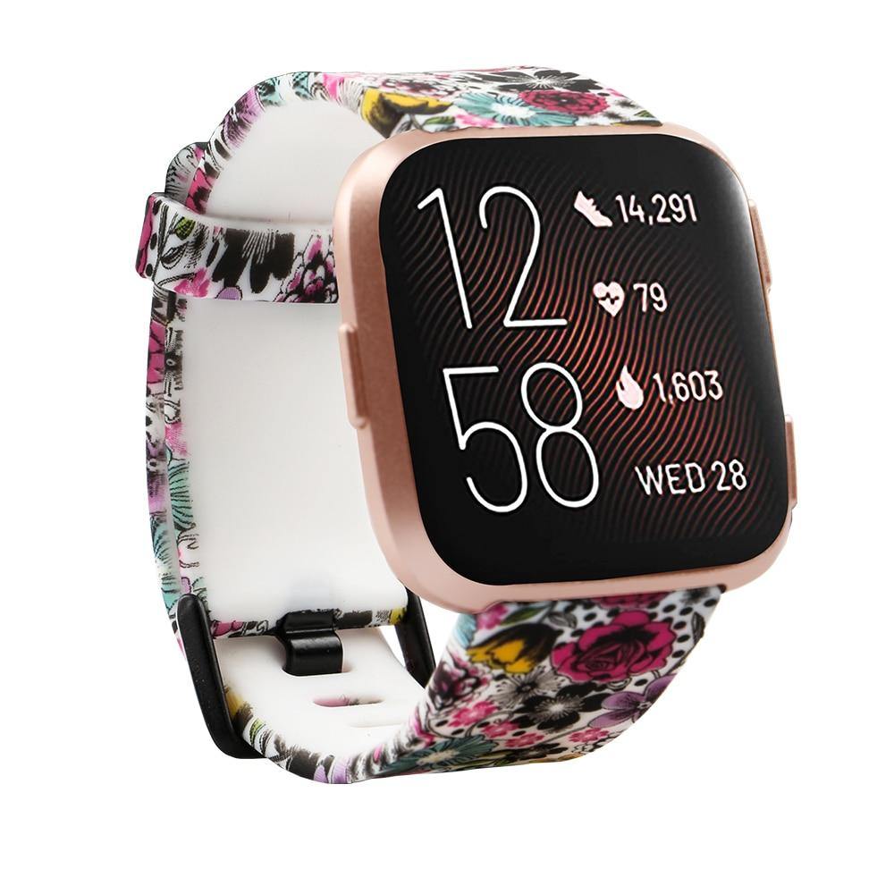 Sporting Style Soft Silicone Strap for Fitbit Versa / Versa 2 - watchband.direct