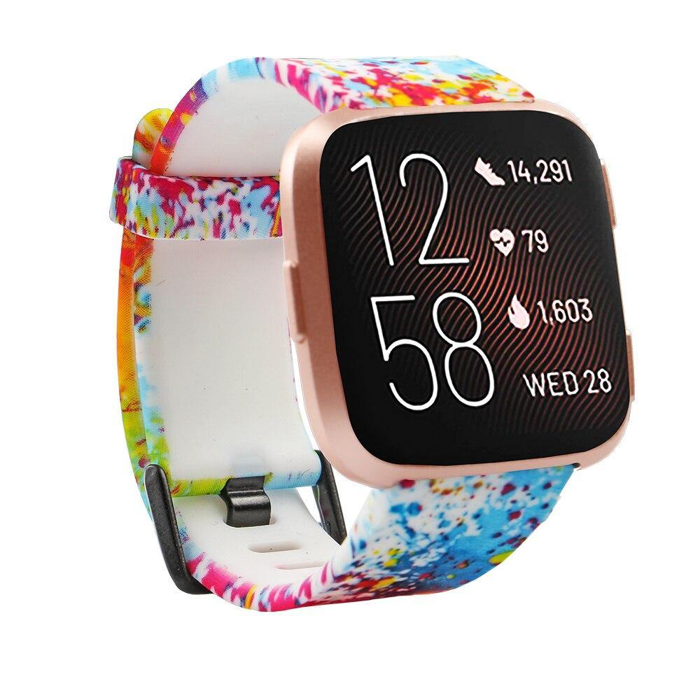 Sporting Style Soft Silicone Strap for Fitbit Versa / Versa 2 - watchband.direct