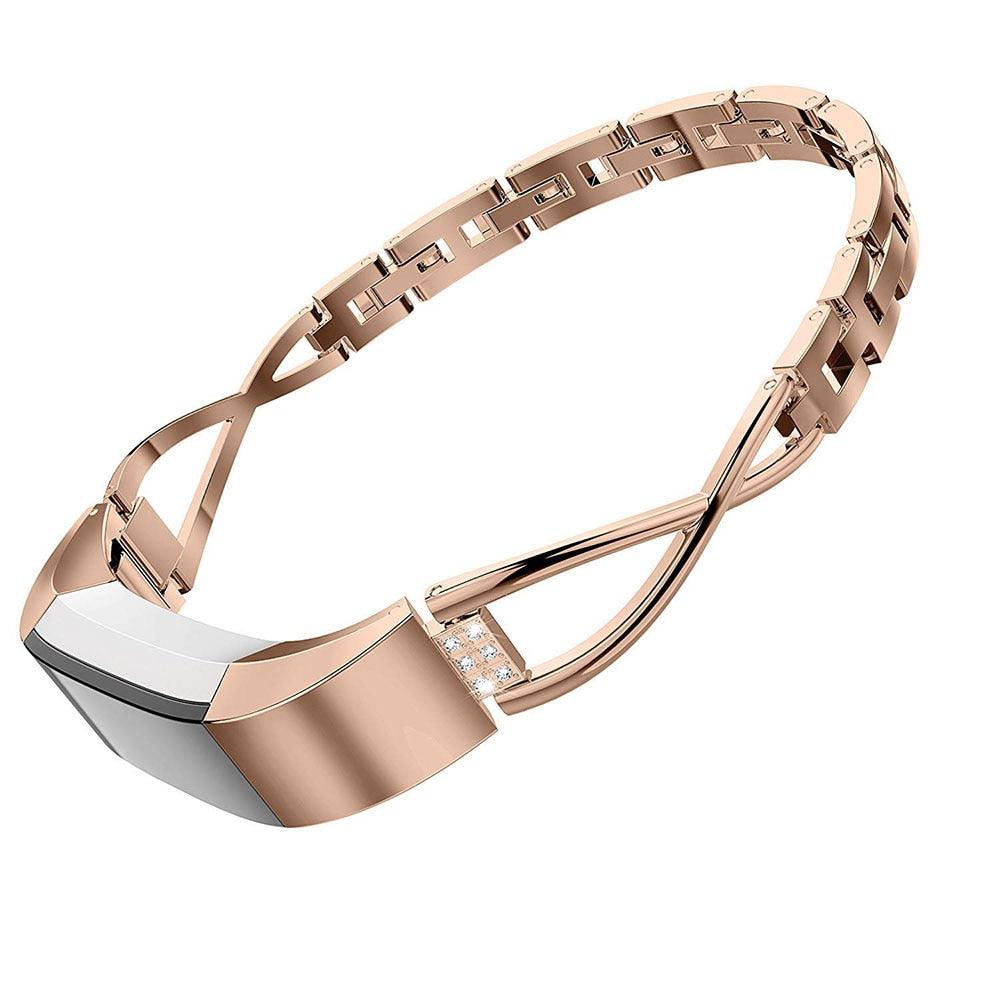 Stainless Steel Bling Strap for Fitbit Alta / Alta HR - watchband.direct