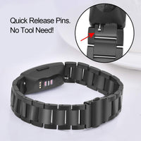 Thumbnail for Stainless Steel Metal Strap for Fitbit Inspire HR / Ace / Ace 2 - watchband.direct