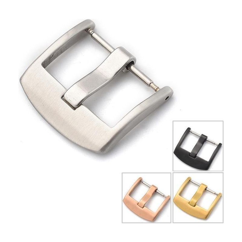 Stainless Steel Watch Clasp with Pin Buckle - watchband.direct