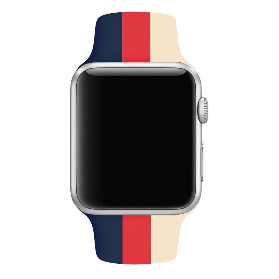 Striped Silicone Band for Apple Watch - watchband.direct