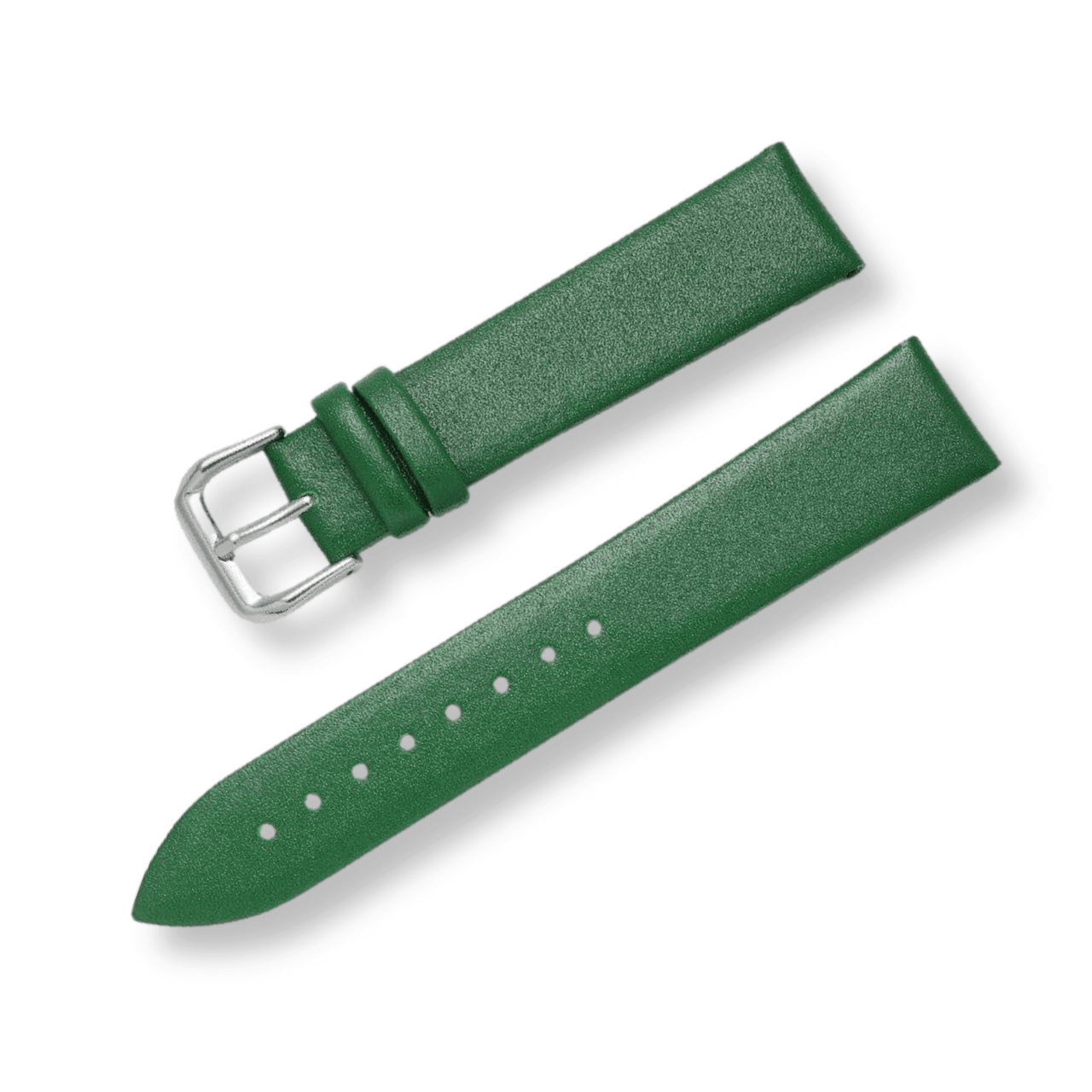 Ultra Thin Flat Leather Watch Band - watchband.direct