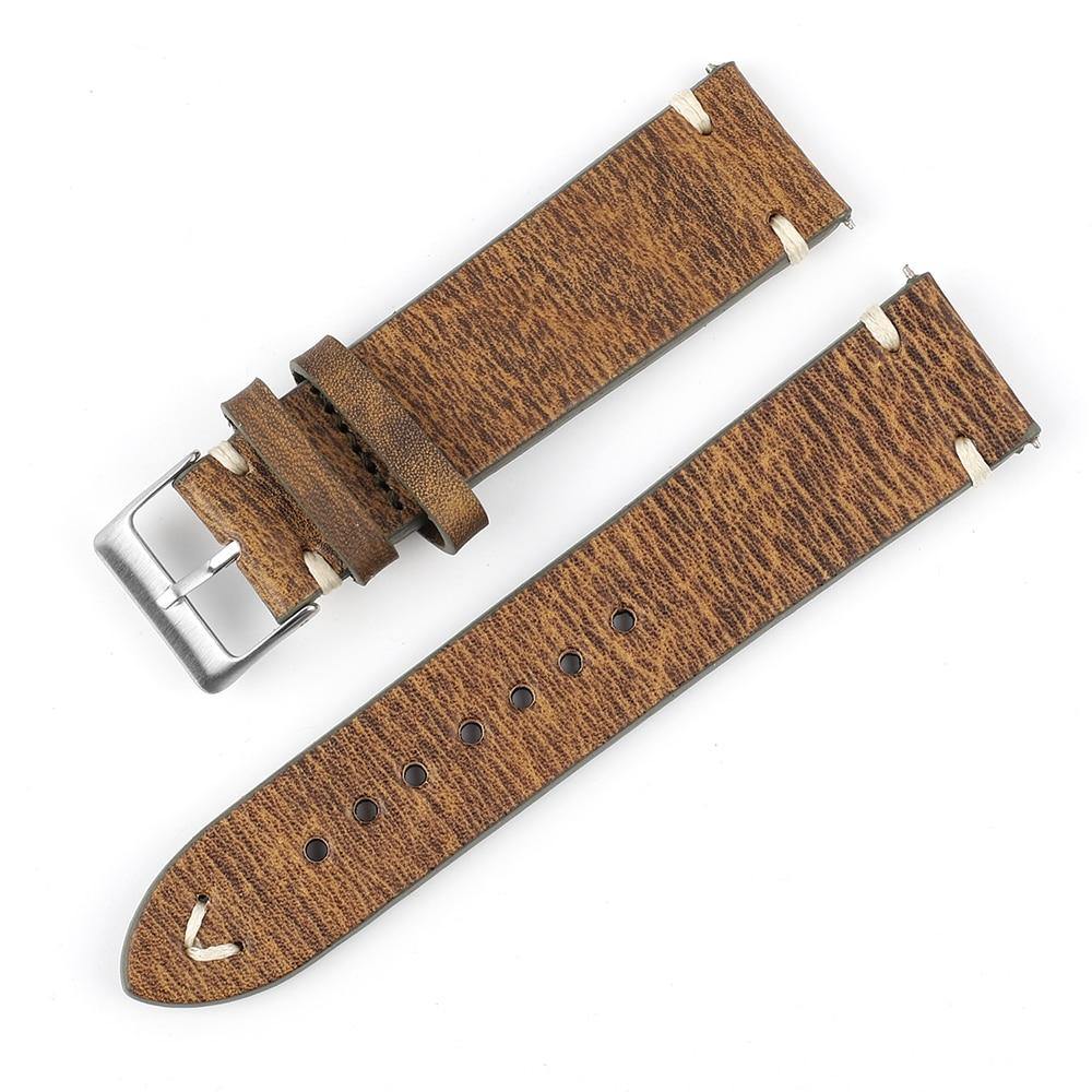 Vintage Faded Genuine Leather Watch Strap - watchband.direct