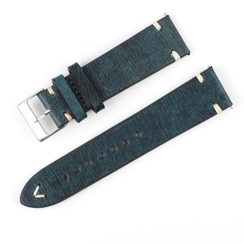 Vintage Faded Genuine Leather Watch Strap - watchband.direct