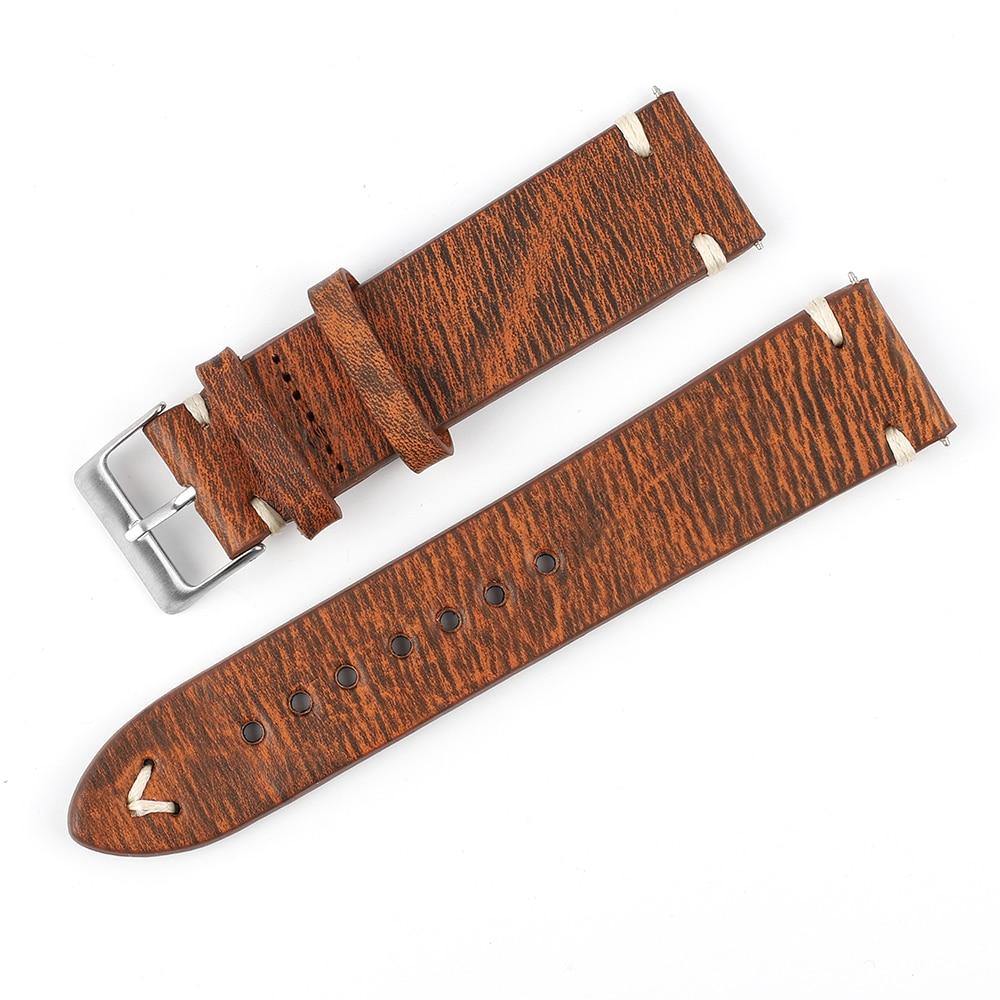 Vintage Faded Genuine Leather Watch Strap - watchband.direct
