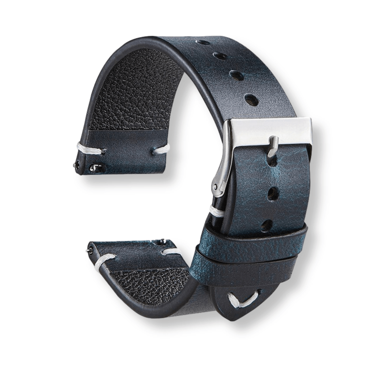 Vintage Genuine Leather Strap with Quick Release Bar - watchband.direct