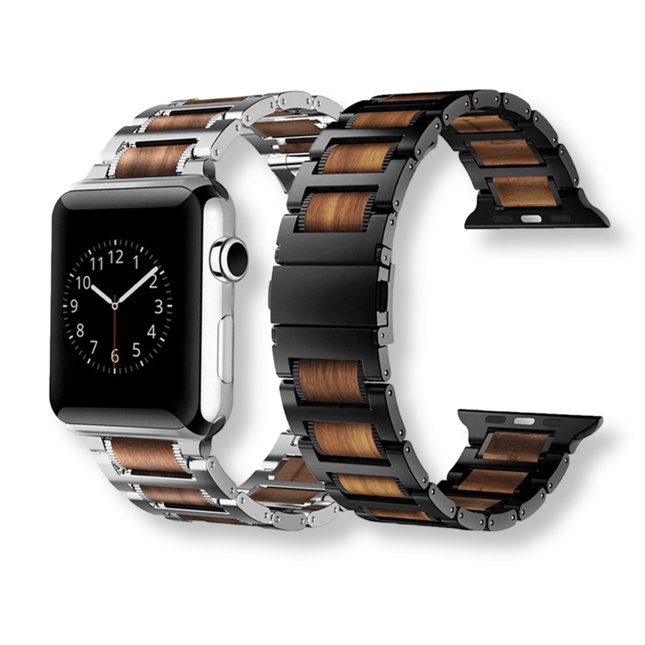 Wooden Metal Bracelet For Apple Watch - watchband.direct